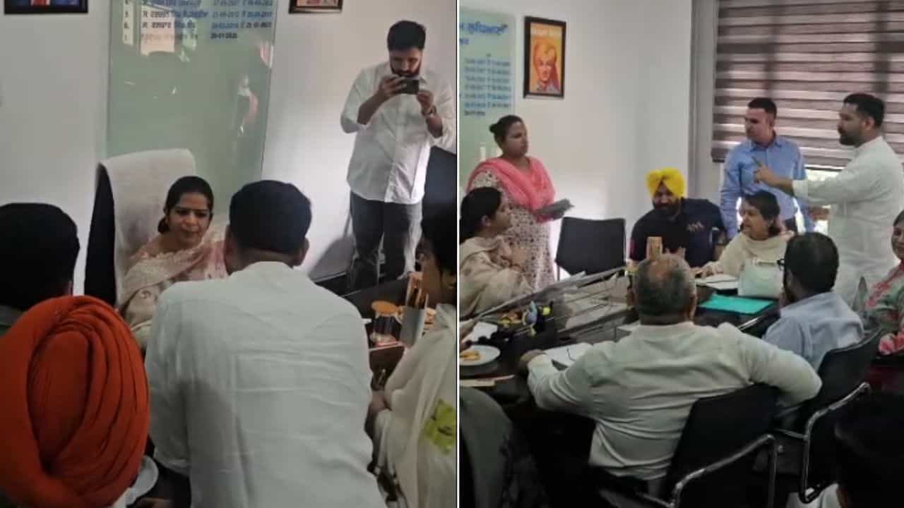 ਲੁਧਿਆਣਾ: ਭਾਜਪਾ ਕੌਂਸਲਰਾਂ ਤੇ FIR ਦਰਜ, ਮਹਿਲਾ ਮੇਅਰ ਸਾਹਮਣੇ ਹੁੱਲੜਬਾਜੀ, ਬਦਤਮੀਜ਼ੀ ਤੇ ਕੰਮ ਚ ਵਿਘਨ ਪਾਉਣ ਦਾ ਇਲਜ਼ਾਮ ਲੁਧਿਆਣਾ: ਭਾਜਪਾ ਕੌਂਸਲਰਾਂ ਤੇ FIR ਦਰਜ, ਮਹਿਲਾ ਮੇਅਰ ਸਾਹਮਣੇ ਹੁੱਲੜਬਾਜੀ, ਬਦਤਮੀਜ਼ੀ ਤੇ ਕੰਮ ਚ ਵਿਘਨ ਪਾਉਣ ਦਾ ਇਲਜ਼ਾਮ