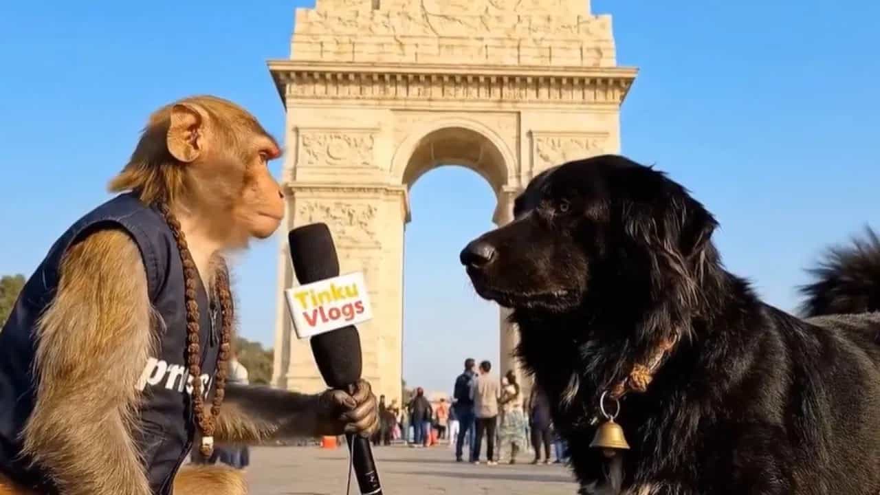 Viral: ਮੰਕੀ ਦਾਦਾ ਨੇ ਲਿਆ ਡੋਗੇਸ਼ ਭਾਈ ਦਾ ਇੰਟਰਵਿਊ, ਤੁਸੀਂ ਦੇਖਿਆ? ਵਾਇਰਲ ਹੋ ਰਿਹਾ VIDEO Viral: ਮੰਕੀ ਦਾਦਾ ਨੇ ਲਿਆ ਡੋਗੇਸ਼ ਭਾਈ ਦਾ ਇੰਟਰਵਿਊ, ਤੁਸੀਂ ਦੇਖਿਆ? ਵਾਇਰਲ ਹੋ ਰਿਹਾ VIDEO