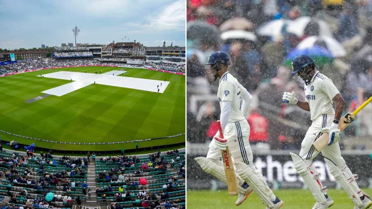 Oval Test Weather: ਓਵਲ ਤੋਂ ਟੀਮ ਇੰਡੀਆ ਲਈ ਬੁਰੀ ਖ਼ਬਰ, ਹੁਣ ਆਖਰੀ ਟੈਸਟ ਚ ਕਿਵੇਂ ਮਿਲੇਗੀ ਜਿੱਤ? Oval Test Weather: ਓਵਲ ਤੋਂ ਟੀਮ ਇੰਡੀਆ ਲਈ ਬੁਰੀ ਖ਼ਬਰ, ਹੁਣ ਆਖਰੀ ਟੈਸਟ ਚ ਕਿਵੇਂ ਮਿਲੇਗੀ ਜਿੱਤ?