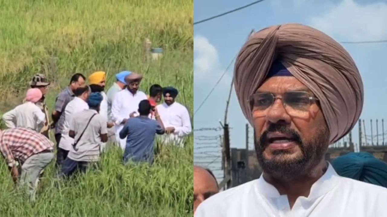 'CMਨਾਲ ਕਰਾਂਗੇ ਵਿਸ਼ੇਸ਼ ਮੀਟਿੰਗ', ਕੁਲਦੀਪ ਧਾਲੀਵਾਲ ਨੇ ਕੰਡਿਆਲੀ ਤਾਰ ਤੋਂ ਪਾਰ ਜਾ ਕੇ ਫਸਲਾਂ ਦਾ ਲਿਆ ਜਾਇਜ਼ਾ