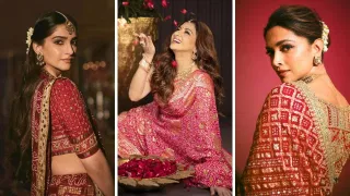 Karwa Chauth 2025: ਕਰਵਾ ਚੌਥ ‘ਤੇ ਪਾਓ ਬੰਧੇਜ ਸਾੜੀ, ਇੱਥੇ ਦੇਖੋ ਕਲਰ ਅਤੇ ਡਿਜਾਈਨਸ
