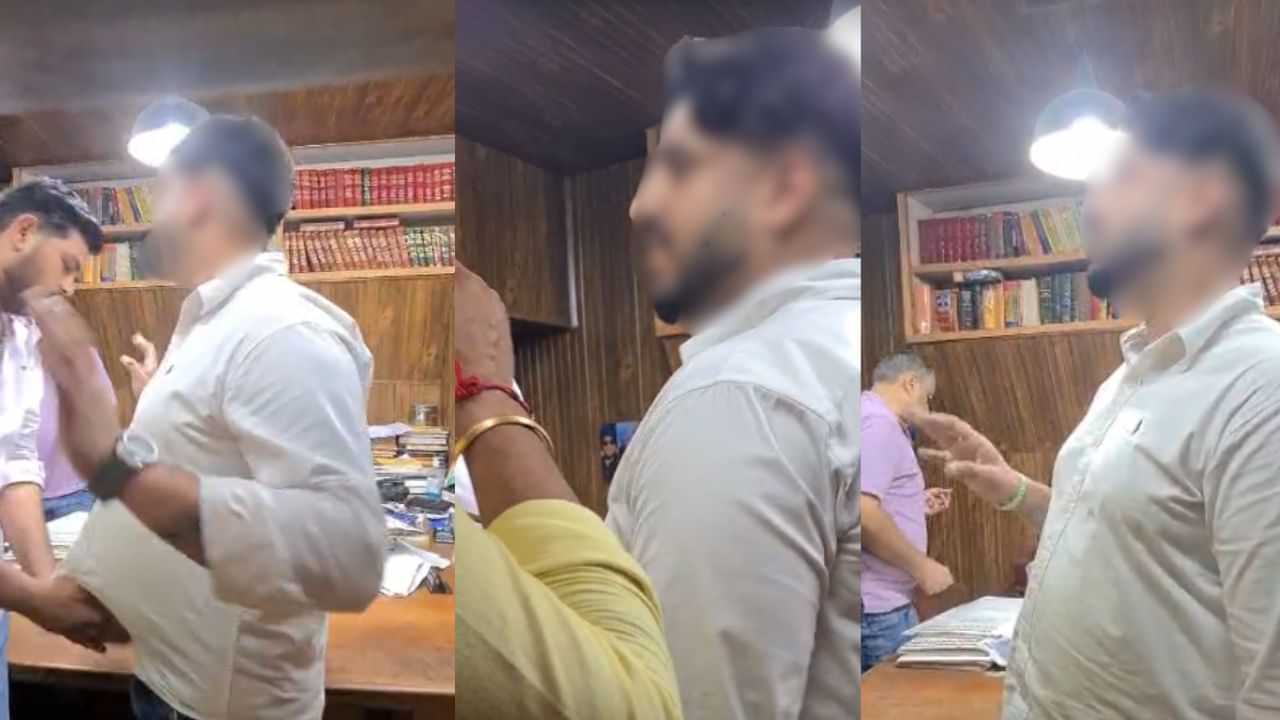 ਜਲੰਧਰ: ਐਡਵੋਕੇਟ ਤੋਂ ਫਿਰੌਤੀ ਮੰਗਣ ਆਇਆ ਵਿਅਕਤੀ ਫਿਲਮੀ ਸਟਾਈਲ ਵਾਂਗ ਕਾਬੂ ਜਲੰਧਰ: ਐਡਵੋਕੇਟ ਤੋਂ ਫਿਰੌਤੀ ਮੰਗਣ ਆਇਆ ਵਿਅਕਤੀ ਫਿਲਮੀ ਸਟਾਈਲ ਵਾਂਗ ਕਾਬੂ