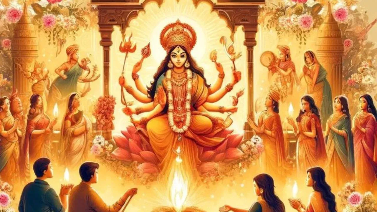 ਨਰਾਤਿਆਂ ਦਾ ਤਿਉਹਾਰ ਖੁਸ਼ਹਾਲੀ ਲਿਆਉਂਦਾ ਹੈ। ਇਸ ਲਈ, ਇਸ ਦੌਰਾਨ ਰੰਗੀਨ ਕੱਪੜੇ ਪਹਿਨੋ ਅਤੇ ਕਾਲੇ ਅਤੇ ਨੀਲੇ ਰੰਗ ਤੋਂ ਬਚੋ। ਨੌਂ ਦੁਰਗਾਵਾਂ ਨੂੰ ਸਮਰਪਿਤ ਨੌਂ ਰੰਗਾਂ ਦੇ ਅਨੁਸਾਰ ਕੱਪੜੇ ਚੁਣਨਾ ਸ਼ੁਭ ਮੰਨਿਆ ਜਾਂਦਾ ਹੈ।