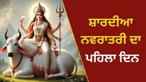 ਨਵਰਾਤਰੀ ਦਾ ਪਹਿਲਾ ਦਿਨ... ਜਾਣੋ ਮਾਂ ਸ਼ੈਲਪੁੱਤਰੀ ਦੀ ਪੂਜਾ ਵਿਧੀ, ਮੰਤਰ ਤੇ ਆਰਤੀ