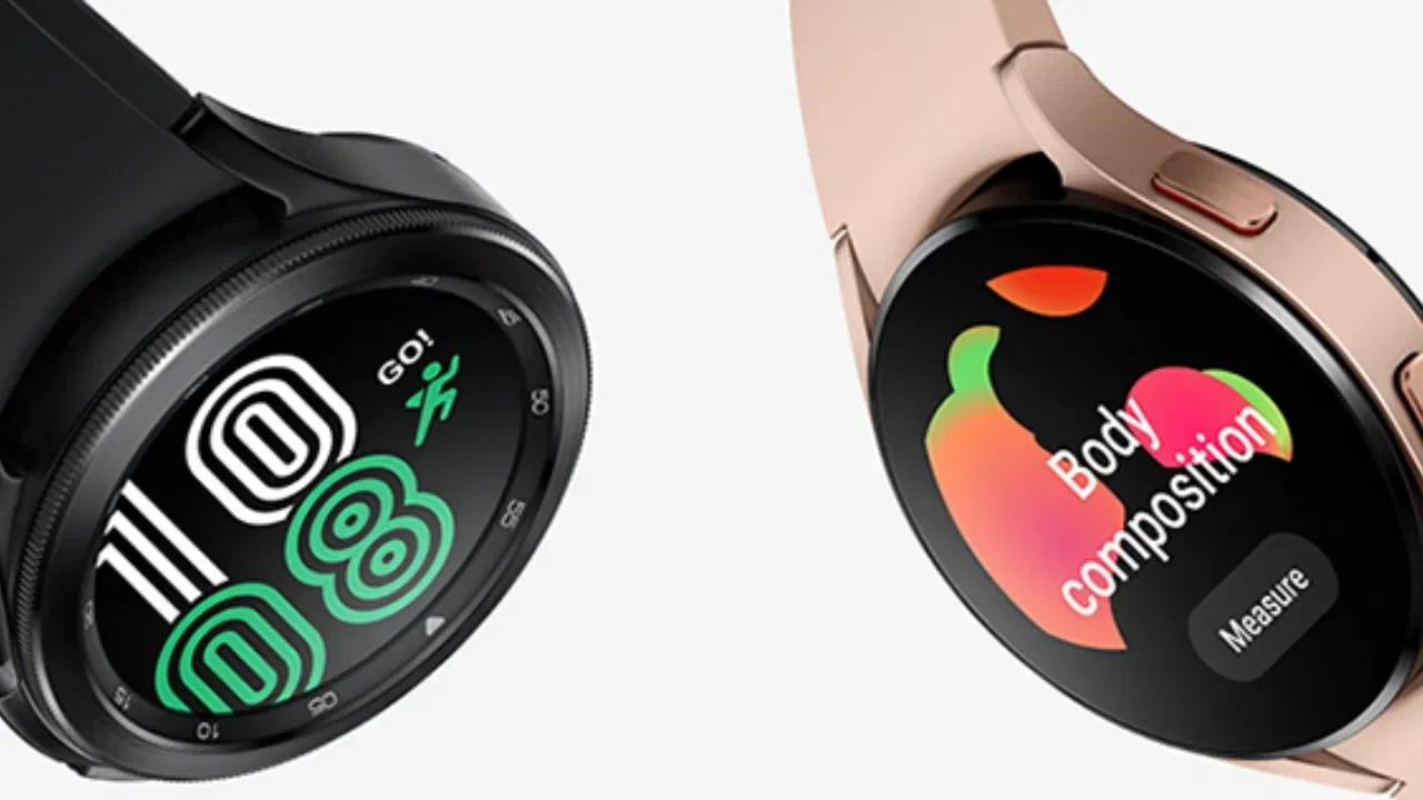 ਸਮਾਰਟ ਵਾਚ :₹10,000 ਤੋਂ ਘੱਟ ਵਿੱਚ ਤੁਸੀਂ ਆਪਣੇ ਲਈ ਸਟਾਈਲਿਸ਼ ਸਮਾਰਟ  ਵਾਚ ਦਾ ਆਪਸ਼ਨ ਲੱਭ ਸਕਦੇ ਹੋ। ਜਿਵੇਂ ਕਿ CMF Watch Pro 2, Samsung Watch 4, Xiaomi Mi Watch Revolve Active, Realme Watch 3 Pro। ਇਹ ਘੜੀਆਂ ਹਾਰਟ ਰੇਟ ਮਾਨੀਟਰ, SpO₂, ਸਲੀਪ ਟ੍ਰੈਕਿੰਗ, AMOLED ਡਿਸਪਲੇ ਅਤੇ ਬਲੂਟੂਥ ਕਾਲਿੰਗ ਵਰਗੇ ਫੀਚਰ ਨਾਲ ਭਰਪੂਰ ਹਨ ।(Image-Samsung)