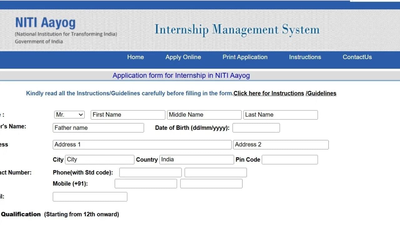 ਨੀਤੀ ਆਯੋਗ ਵਿੱਚ ਇੰਟਰਨਸ਼ਿਪ ਦਾ ਮੌਕਾ, 10 ਅਕਤੂਬਰ ਤੱਕ ਕਰੋ ਆਵੇਦਨ