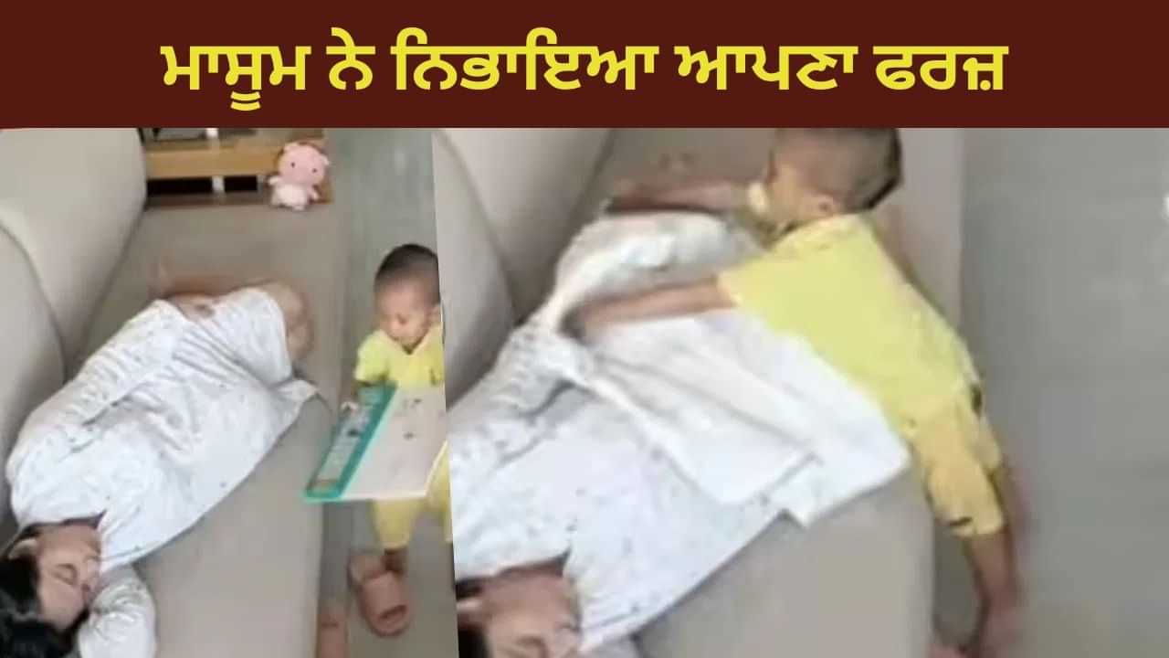 Viral Video: ਮਾਂ ਨੂੰ ਠੰਡ ਲੱਗਣ ਤੋਂ ਬਚਾਉਣ ਲਈ ਛੋਟੇ ਬੱਚੇ ਨੇ ਕੀਤਾ ਇਹ ਕੰਮ, ਨਿਭਾਇਆ ਪੁੱਤਰ ਹੋਣ ਦਾ ਫਰਜ Viral Video: ਮਾਂ ਨੂੰ ਠੰਡ ਲੱਗਣ ਤੋਂ ਬਚਾਉਣ ਲਈ ਛੋਟੇ ਬੱਚੇ ਨੇ ਕੀਤਾ ਇਹ ਕੰਮ, ਨਿਭਾਇਆ ਪੁੱਤਰ ਹੋਣ ਦਾ ਫਰਜ