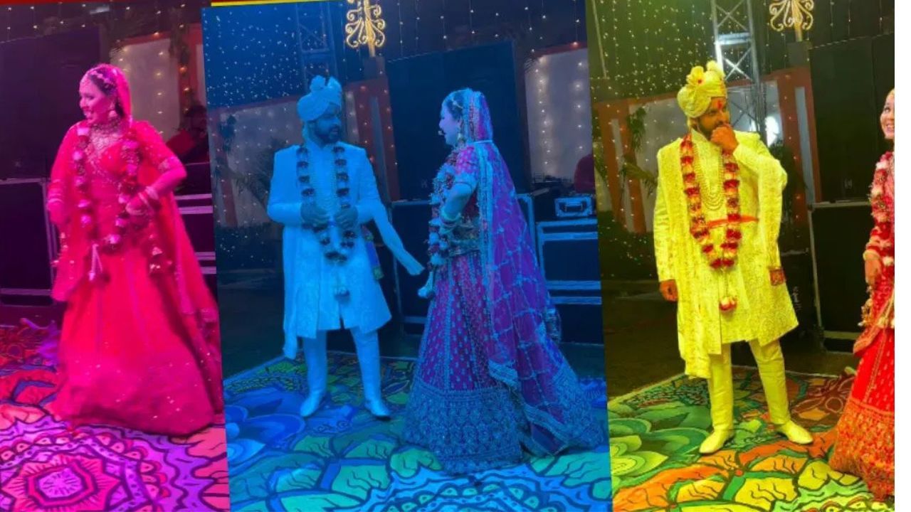 Viral Video: ਪੰਜਾਬੀ ਗਾਣਾ ਸੁਣਦਿਆਂ ਹੀ ਲਾੜੀ ਨੇ ਲਾੜੇ ਨੇ ਕੀਤਾ ਸ਼ਾਨਦਾਰ ਡਾਂਸ, ਮਹਿਮਾਨਾਂ ਦੇ ਸਾਹਮਣੇ ਲਗਾਏ ਗਜਬ ਦੇ ਠੁਮਕੇ