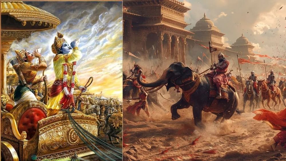 ਯੁੱਧ ਜਾਂ ਲੜਾਈ ਦੀਆਂ ਤਸਵੀਰਾਂ: ਰਾਮਾਇਣ ਅਤੇ ਮਹਾਭਾਰਤ ਦੇ ਯੁੱਧ ਦ੍ਰਿਸ਼ਾਂ ਨੂੰ ਦਰਸਾਉਂਦੀਆਂ ਤਸਵੀਰਾਂ ਘਰ ਵਿੱਚ ਨਹੀਂ ਲਟਕਾਉਣੀਆਂ ਚਾਹੀਦੀਆਂ। ਇਹ ਤਸਵੀਰਾਂ ਪਰਿਵਾਰ ਦੇ ਮੈਂਬਰਾਂ ਵਿਚਕਾਰ ਦੂਰੀ ਪੈਦਾ ਕਰਦੀਆਂ ਹਨ ਅਤੇ ਘਰ ਵਿੱਚ ਕਲੇਸ਼ ਅਤੇ ਟਕਰਾਅ ਦਾ ਕਾਰਨ ਬਣਦੀਆਂ ਹਨ। ਪਰ ਧਿਆਨ ਰੱਖੋ ਕਿ ਤੁਸੀਂ ਭਗਵਾਨ ਕ੍ਰਿਸ਼ਨ ਦੀ ਗੀਤਾ ਦਾ ਉਪਦੇਸ਼ ਅਰਜੁਨ ਨੂੰ ਦਿੰਦੇ ਹੋਏ ਤਸਵੀਰ ਲਗਾ ਸਕਦੇ ਹੋ, ਕਿਉਂਕਿ ਇਹ ਉਪਦੇਸ਼ ਯੁੱਧ ਸ਼ੁਰੂ ਹੋਣ ਤੋਂ ਪਹਿਲਾਂ ਦਿੱਤਾ ਗਿਆ ਸੀ। ਪਰ, ਯੁੱਧ ਦੀਆਂ ਹੋਰ ਤਸਵੀਰਾਂ, ਜਿਵੇਂ ਕਿ ਪਾਂਡਵਾਂ ਅਤੇ ਕੌਰਵਾਂ ਨੂੰ ਲੜਦੇ ਹੋਏ ਦਰਸਾਉਂਦੀਆਂ, ਘਰ ਵਿੱਚ ਨਹੀਂ ਲਗਾਉਣੀਆਂ ਚਾਹੀਦੀਆਂ।