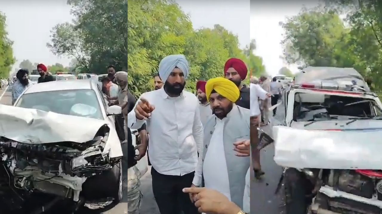 ਗੁਰਦਾਸਪੁਰ: ਕੈਬਿਨਟ ਮੰਤਰੀ ਹਰਭਜਨ ਸਿੰਘ ਈਟੀਓ ਦਾ ਕਾਫਲਾ ਹਾਦਸਾ ਗ੍ਰਸਤ, 5 ਮੁਲਾਜ਼ਮ ਜ਼ਖ਼ਮੀ