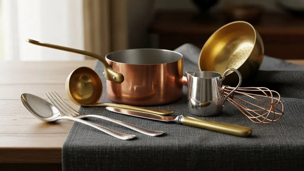 ਪਿੱਤਲ ਦੇ ਭਾਂਡਿਆਂ ਨੂੰ ਸਾਫ਼ ਕਰਨ ਲਈ, ਇੱਕ ਟਮਾਟਰ ਕੱਟੋ ਅਤੇ ਇਸਦਾ ਗੁੱਦਾ ਕੱਢ ਲਵੋ। ਇਸ ਗੁੱਦੇ ਨੂੰ ਭਾਂਡਿਆਂ 'ਤੇ ਚੰਗੀ ਤਰ੍ਹਾਂ ਰਗੜੋ। ਥੋੜ੍ਹੀ ਦੇਰ ਬਾਅਦ, ਇਸਨੂੰ ਧੋਵੋ ਅਤੇ ਦੇਖੋ ਕਿ ਕੀ ਭਾਂਡੇ ਚਮਕਣ ਲੱਗ ਪਏ ਹਨ।