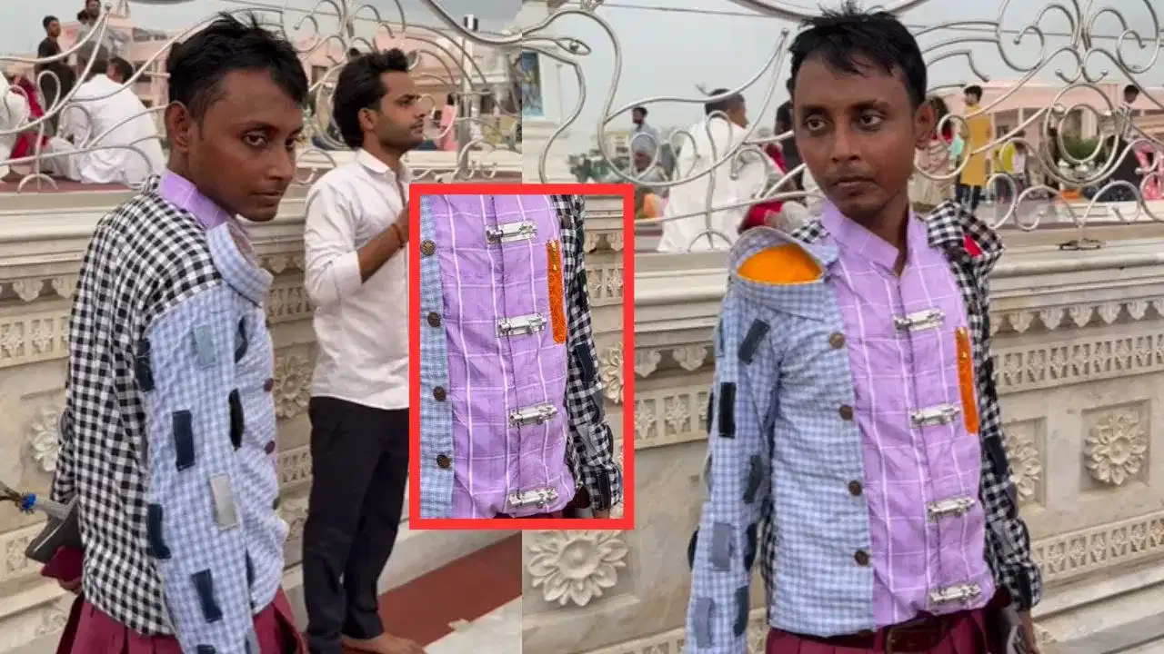 Viral video: ਉਰਫੀ ਦੀ ਵੱਡੀ ਮਾਂ ਦਾ ਪੁੱਤਰ..ਬੰਦੇ ਨੇ ਪਾਈ ਅਜੀਬ ਡ੍ਰੈਸ,ਲੋਕਾਂ ਨੇ ਬਣਾਇਆ ਮਜਾਕ