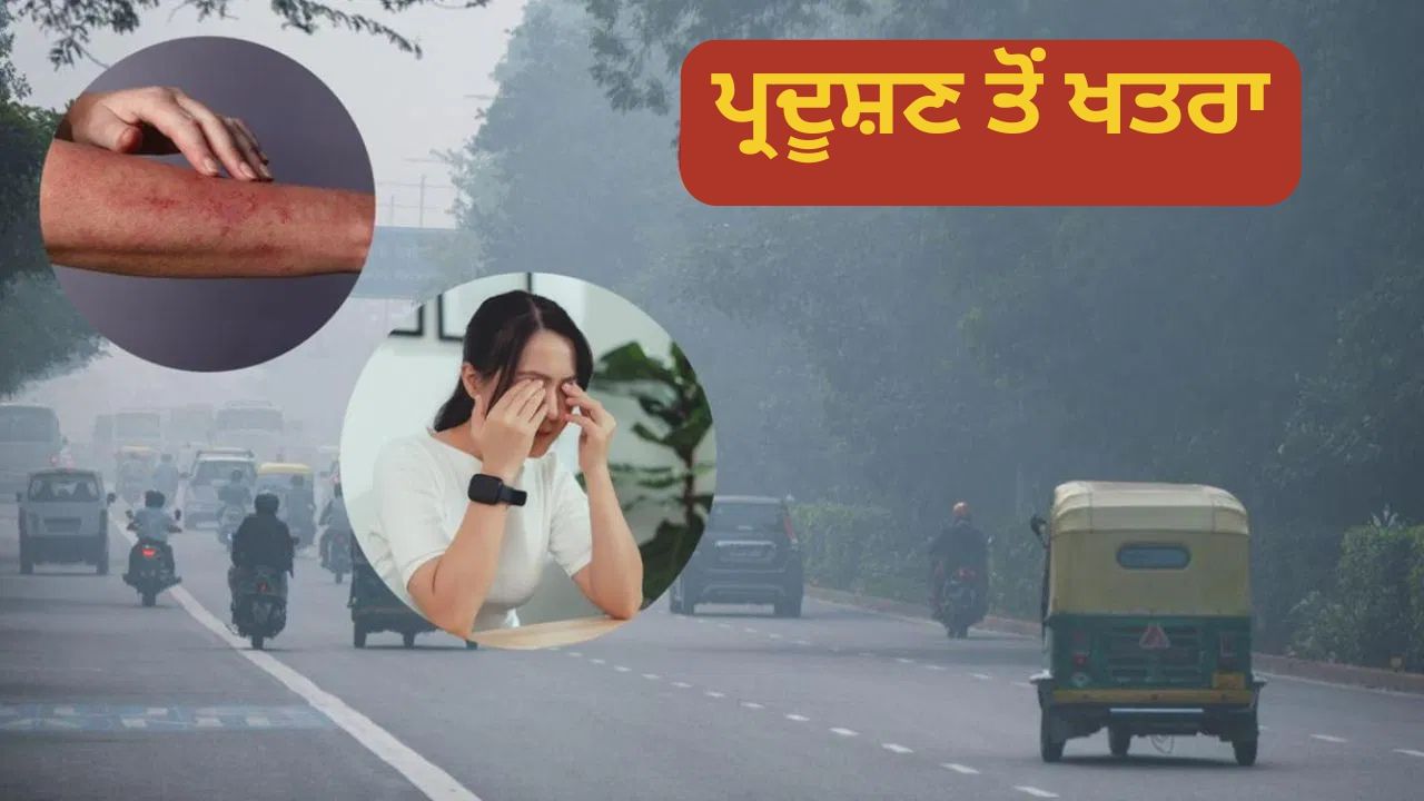 ਪ੍ਰਦੂਸ਼ਣ ਨਾਲ ਸਕਿਨ ਅਤੇ ਅੱਖਾਂ 'ਤੇ ਅਸਰ, ਜਾਣੋ ਬਚਾਅ ਦੇ ਆਸਾਨ ਤਰੀਕੇ
