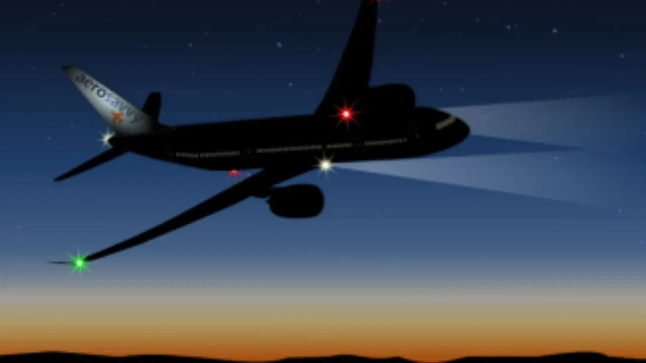 ਇਹ ਕਿਉਂ ਜਰੂਰੀ ਹਨ?: ਦੁਨੀਆ ਦਾ ਹਰ ਜਹਾਜ਼ ਇੱਕ ਸਖ਼ਤ ਅਤੇ ਮਿਆਰੀ ਰੋਸ਼ਨੀ ਪ੍ਰਣਾਲੀ ਦੀ ਪਾਲਣਾ ਕਰਦਾ ਹੈ। FAA ਅਤੇ ICAO ਵਰਗੇ ਹਵਾਬਾਜ਼ੀ ਅਧਿਕਾਰੀ ਇਹਨਾਂ ਲਾਈਟਾਂ ਨੂੰ ਲਾਜ਼ਮੀ ਬਣਾਉਂਦੇ ਹਨ ਤਾਂ ਜੋ ਪਾਇਲਟ ਹਨੇਰੇ ਵਿੱਚ ਦੂਰੀ, ਦਿਸ਼ਾ ਅਤੇ ਗਤੀ ਦਾ ਅੰਦਾਜ਼ਾ ਲਗਾ ਸਕਣ। ਇਹਨਾਂ ਲਾਈਟਾਂ ਤੋਂ ਬਿਨਾਂ, ਜਹਾਜ਼ਾਂ ਨੂੰ ਅਸਮਾਨ ਵਿੱਚ ਵੱਡੀਆਂ ਮੁਸ਼ਕਲਾਂ ਦਾ ਸਾਹਮਣਾ ਕਰਨਾ ਪੈ ਸਕਦਾ ਹੈ।