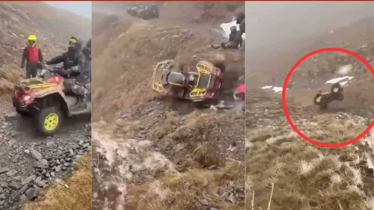 Viral Video:: ਸਟੰਟ ਦੇ ਚੱਕਰ ਚ ਚਲੀ ਜਾਂਦੀ ਜਾਨ, ਵਾਲ-ਵਾਲ ਬਚਿਆ ਸ਼ਖਸ; VIDEO ਦੇਖ ਕੇ ਕੰਬ ਜਾਵੇਗੀ ਰੂਹ