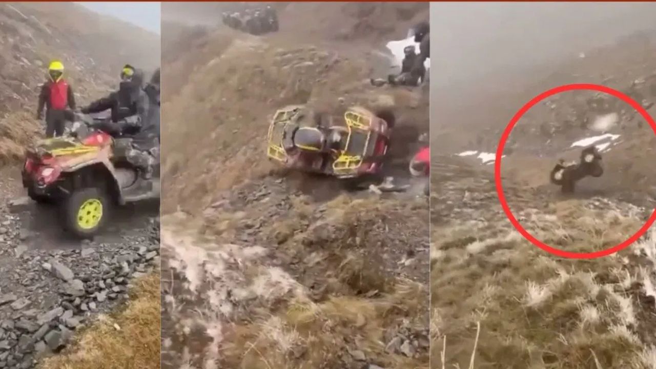 Viral Video:: ਸਟੰਟ ਦੇ ਚੱਕਰ 'ਚ ਚਲੀ ਜਾਂਦੀ ਜਾਨ, ਵਾਲ-ਵਾਲ ਬਚਿਆ ਸ਼ਖਸ; VIDEO ਦੇਖ ਕੇ ਕੰਬ ਜਾਵੇਗੀ ਰੂਹ