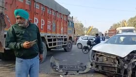 AAP ਵਿਧਾਇਕ ਦੀ ਗੱਡੀ ਦਾ ਹੋਇਆ ਐਕਸੀਡੈਂਟ, i-10 ਕਾਰ ਨਾਲ ਹੋਈ ਟੱਕਰ