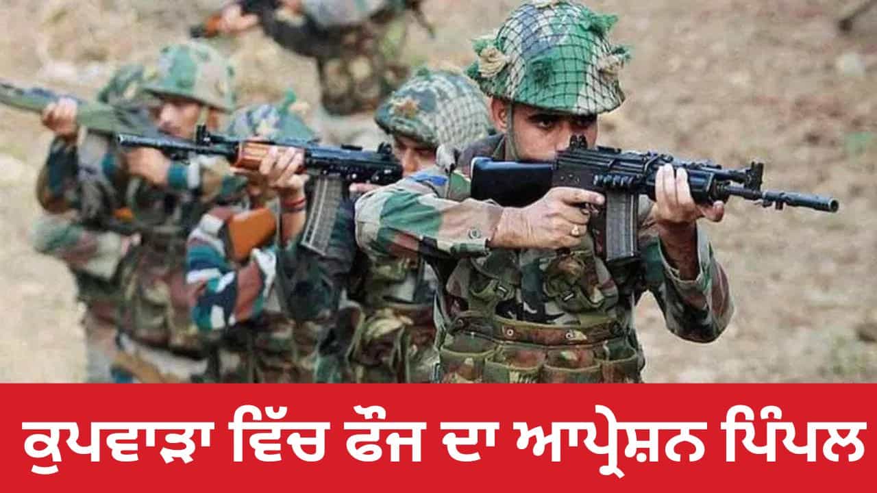 ਕੁਪਵਾੜਾ ਵਿੱਚ ਫੌਜ ਦਾ ਆਪ੍ਰੇਸ਼ਨ ਪਿੰਪਲ, ਦੋ ਅੱਤਵਾਦੀ ਮਾਰੇ ਗਏ, ਹਥਿਆਰ ਅਤੇ ਗੋਲਾ ਬਾਰੂਦ ਬਰਾਮਦ ਕੁਪਵਾੜਾ ਵਿੱਚ ਫੌਜ ਦਾ ਆਪ੍ਰੇਸ਼ਨ ਪਿੰਪਲ, ਦੋ ਅੱਤਵਾਦੀ ਮਾਰੇ ਗਏ, ਹਥਿਆਰ ਅਤੇ ਗੋਲਾ ਬਾਰੂਦ ਬਰਾਮਦ