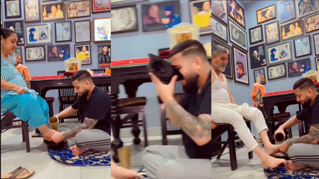 ਮਾਪਿਆਂ ਦੇ ਧੋਤੇ ਪੈਰ, ਗਾਇਕ ਖਾਨ ਸਾਬ ਨੇ ਕੀਤੀ ਭਾਵੁਕ ਪੋਸਟ, 17 ਦਿਨਾਂ ਦੌਰਾਨ ਹੋਈ ਸੀ ਦੋਵਾਂ ਦੀ ਮੌਤ ਮਾਪਿਆਂ ਦੇ ਧੋਤੇ ਪੈਰ, ਗਾਇਕ ਖਾਨ ਸਾਬ ਨੇ ਕੀਤੀ ਭਾਵੁਕ ਪੋਸਟ, 17 ਦਿਨਾਂ ਦੌਰਾਨ ਹੋਈ ਸੀ ਦੋਵਾਂ ਦੀ ਮੌਤ