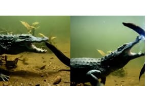 Video: ਇਲੈਕਟ੍ਰਿਕ ਈਲ ਦਾ ਸ਼ਿਕਾਰ ਕਰਨਾ ਚਾਹੁੰਦਾ ਸੀ ਮਗਰਮੱਛ, ਪਰ ਹੋ ਗਈ ਖੇਡ Video: ਇਲੈਕਟ੍ਰਿਕ ਈਲ ਦਾ ਸ਼ਿਕਾਰ ਕਰਨਾ ਚਾਹੁੰਦਾ ਸੀ ਮਗਰਮੱਛ, ਪਰ ਹੋ ਗਈ ਖੇਡ