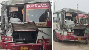 ਜੰਲਧਰ-ਫਗਵਾੜਾ ਹਾਈਵੇਅ 'ਤੇ ਹਾਦਸਾ, ਬੱਸ ਨੇ ਟਿੱਪਰ ਨੂੰ ਮਾਰੀ ਟੱਕਰ, ਡਰਾਈਵਰ ਜ਼ਖ਼ਮੀ ਜੰਲਧਰ-ਫਗਵਾੜਾ ਹਾਈਵੇਅ 'ਤੇ ਹਾਦਸਾ, ਬੱਸ ਨੇ ਟਿੱਪਰ ਨੂੰ ਮਾਰੀ ਟੱਕਰ, ਡਰਾਈਵਰ ਜ਼ਖ਼ਮੀ