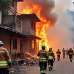 ਮੋਹਾਲੀ ਦੇ ਬਾਜ਼ਾਰ ਵਿੱਚ ਸ਼ਾਰਟ ਸਰਕਟ ਕਾਰਨ ਲੱਗੀ ਅੱਗ, ਲੋਕਾਂ ਵਿੱਚ ਦਹਿਸ਼ਤ