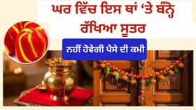 Vastu Upay:  ਘਰ ਵਿੱਚ ਇਹਨਾਂ ਥਾਵਾਂ ‘ਤੇ ਵਾਸਤੂ ਦੇ ਅਨੁਸਾਰ ਬੰਨ੍ਹੋ ਰਕਸ਼ਾ ਸੂਤਰ, ਫਾਇਦੇ ਜਾਣ ਕੇ ਹੋ ਜਾਵੋਗੇ ਹੈਰਾਨ