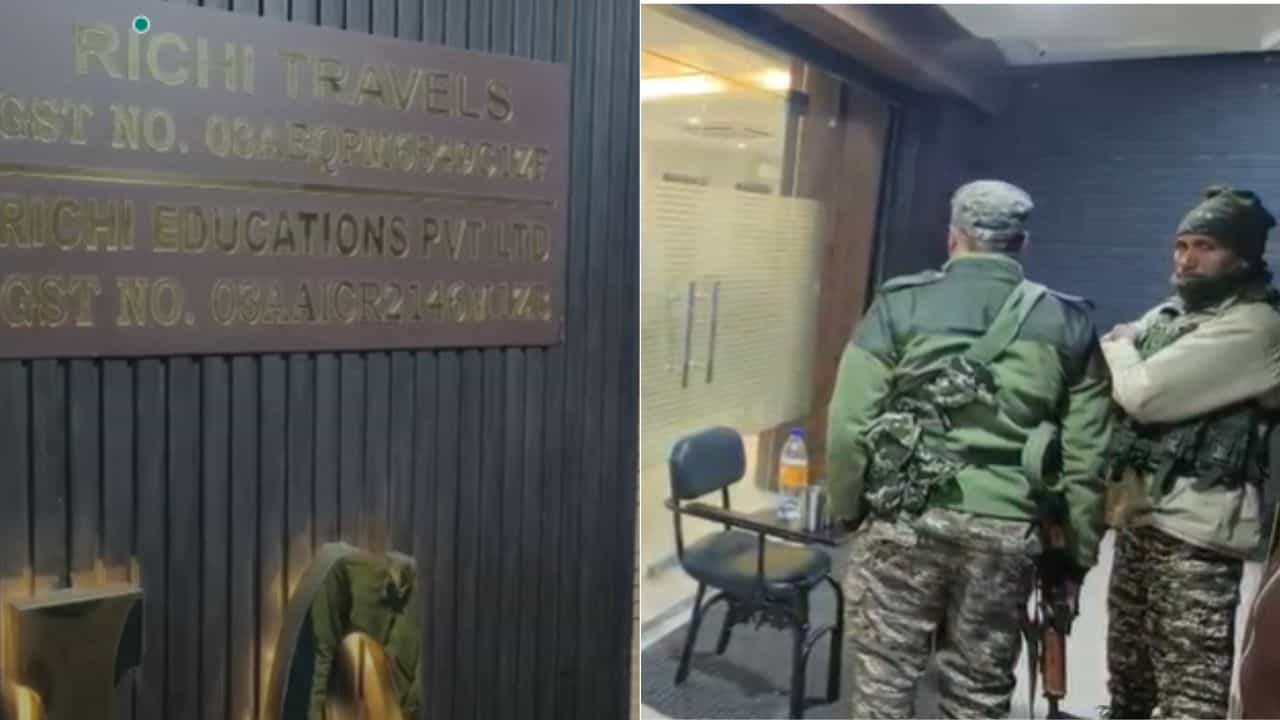 ਜਲੰਧਰ ਵਿੱਚ ਰਿਚੀ ਟਰੈਵਲ ਤੇ ED ਦਾ ਛਾਪਾ, ਡੰਕੀ ਰੂਟ ਰਾਹੀਂ ਅਮਰੀਕਾ ਭੇਜਣ ਦੇ ਮਾਮਲੇ ਚ ਹੋਇਆ ਐਕਸ਼ਨ ਜਲੰਧਰ ਵਿੱਚ ਰਿਚੀ ਟਰੈਵਲ ਤੇ ED ਦਾ ਛਾਪਾ, ਡੰਕੀ ਰੂਟ ਰਾਹੀਂ ਅਮਰੀਕਾ ਭੇਜਣ ਦੇ ਮਾਮਲੇ ਚ ਹੋਇਆ ਐਕਸ਼ਨ