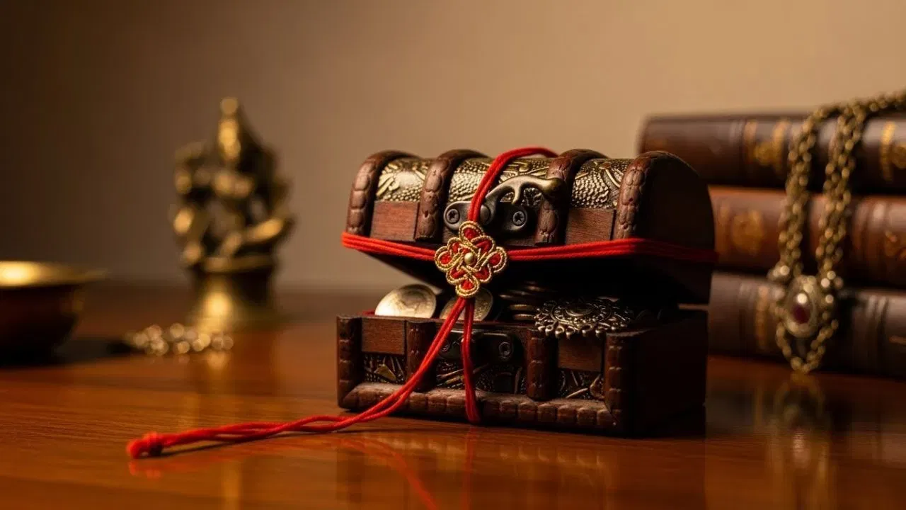 ਰਕਸ਼ਾ ਸੂਤਰ ਨੂੰ ਬੰਨ੍ਹਣ ਲਈ  ਸ਼ੁਭ ਦਿਨ ਚੁਣਨਾ ਲਾਭਦਾਇਕ ਮੰਨਿਆ ਜਾਂਦਾ ਹੈ, ਤਾਂ ਜੋ ਘਰ ਵਿੱਚ ਸਕਾਰਾਤਮਕ ਊਰਜਾ ਦਾ ਪ੍ਰਵਾਹ ਮਜ਼ਬੂਤ ​​ਰਹੇ। ਜਦੋਂ ਰਕਸ਼ਾ ਸੂਤਰ ਪੁਰਾਣਾ ਹੋ ਜਾਂਦਾ ਹੈ, ਤਾਂ ਇਸਨੂੰ ਕੱਢ ਕੇ ਪਾਣੀ ਵਿੱਚ ਵਿਸਰਜਿਤ ਕਰਨਾ ਉਚਿਤ ਮੰਨਿਆ ਜਾਂਦਾ ਹੈ। ਜੇ ਤੁਸੀਂ ਚਾਹੋ, ਤਾਂ ਤੁਸੀਂ ਧਾਗਾ ਬਦਲ ਕੇ ਹਰ ਸ਼ੁੱਕਰਵਾਰ ਨੂੰ ਇੱਕ ਨਵਾਂ ਰਕਸ਼ਾ ਸੂਤਰ ਵੀ ਬੰਨ੍ਹ ਸਕਦੇ ਹੋ। (ਫੋਟੋ: AI ਜਨਰੇਟਿਡ)