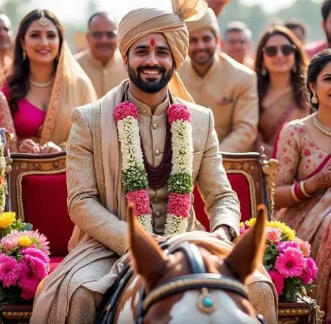 ਪਰ ਅੱਜਕੱਲ੍ਹ, ਇੱਕ ਪ੍ਰਚਲਿਤ ਧਾਰਨਾ ਹੈ ਕਿ ਵਿਆਹ ਦਾ ਮਤਲਬ ਸਿਰਫ਼ ਨੱਚਣਾ ਅਤੇ ਗਾਉਣਾ ਹੀ ਹੁੰਦਾ ਹੈ। ਵਿਆਹ ਦੌਰਾਨ ਲਾੜੇ ਦੇ ਦੋਸਤਾਂ ਨੂੰ ਵੀ ਸ਼ਰਾਬ ਪੀਂਦੇ ਅਤੇ ਨੱਚਦੇ ਦੇਖਿਆ ਜਾਂਦਾ ਹੈ। ਪਰ ਇਹ ਗਲਤ ਹੈ। (ਨੋਟ: ਇਹ ਸਟੋਰੀ ਮੁੱਢਲੀ ਜਾਣਕਾਰੀ 'ਤੇ ਅਧਾਰਿਤ ਹੈ। ਅਸੀਂ ਇਸ ਸਬੰਧ ਵਿੱਚ ਕੋਈ ਦਾਅਵਾ ਨਹੀਂ ਕਰਦੇ। ਵਧੇਰੇ ਜਾਣਕਾਰੀ ਲਈ, ਮਾਹਿਰਾਂ ਨਾਲ ਸੰਪਰਕ ਕਰੋ।) (ਫੋਟੋ ਕ੍ਰੇਡਿਟ: ਮੇਟਾ ਏਆਈ)