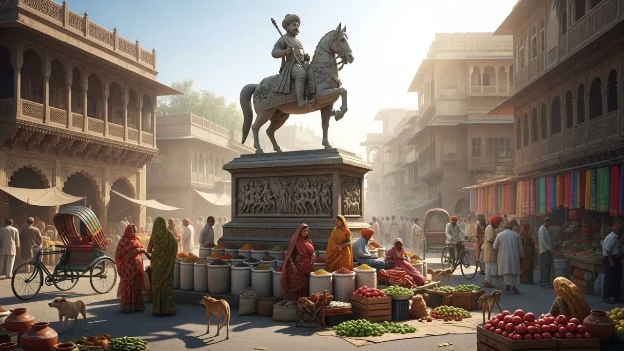 ਇੱਕ ਪੈਰ ਵਾਲੇ ਘੋੜੇ ਦਾ ਅਰਥ: ਜੇਕਰ ਕਿਸੇ ਚੌਰਾਹੇ 'ਤੇ ਇੱਕ ਪੈਰ ਵਾਲੇ ਘੋੜੇ ਦੀ ਮੂਰਤੀ ਲਗਾਈ ਗਈ ਹੈ ਤਾਂ ਇਸਦਾ ਅਰਥ ਹੈ ਕਿ ਯੋਧਾ ਜਾਂ ਸੈਨਾਪਤੀ ਜੰਗ ਦੀਆਂ ਸੱਟਾਂ ਜਾਂ ਯੁੱਧ ਨਾਲ ਸਬੰਧਤ ਸੱਟਾਂ ਕਾਰਨ ਮਰ ਗਿਆ। ਇਹ ਮੂਰਤੀ ਦਰਸਾਉਂਦੀ ਹੈ ਕਿ ਯੋਧਾ ਬਹਾਦਰੀ ਨਾਲ ਲੜਿਆ, ਪਰ ਅੰਤ ਵਿੱਚ ਸੱਟਾਂ ਕਾਰਨ ਉਸਦੀ ਮੌਤ ਹੋ ਗਈ।