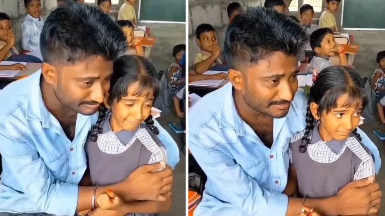 Emotional Video: ਮੈਡਮ ਇਸਨੂੰ ਮਾਰਨਾ ਨਾ, ਇਸਦੀ ਮਾਂ ਨਹੀਂ ਹੈ ਕਲਾਸਰੂਮ ਵਿੱਚ ਪਿਤਾ ਦੀ ਬੇਨਤੀ ਸੁਣ ਹਰ ਕੋਈ ਹੋਇਆ ਭਾਵੁਕ