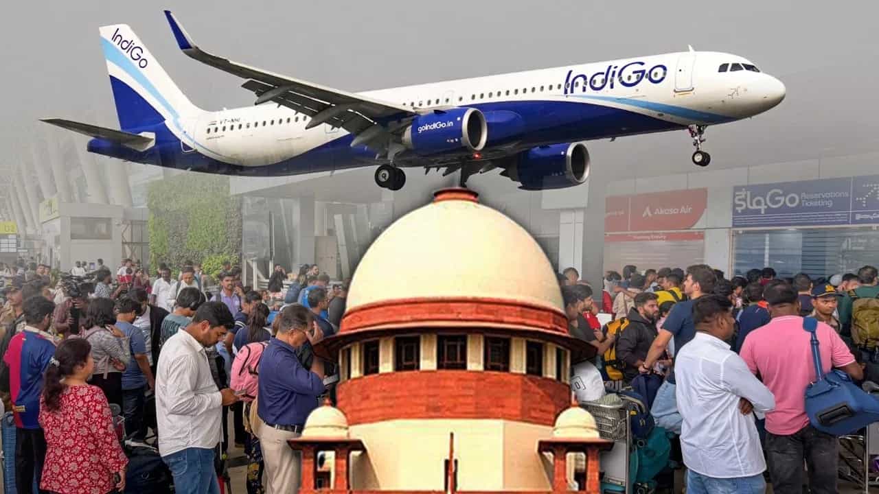 Indigo Crisis ਤੇ ਸੁਪਰੀਮ ਕੋਰਟ ਦਾ ਦਖ਼ਲ ਦੇਣ ਤੋਂ ਇਨਕਾਰ, CJI ਨੇ ਕਿਹਾ- ਲੱਖਾਂ ਲੋਕ ਪਰੇਸ਼ਾਨ, ਪਰ ਸਰਕਾਰ ਕਦਮ ਚੁੱਕ ਰਹੀ Indigo Crisis ਤੇ ਸੁਪਰੀਮ ਕੋਰਟ ਦਾ ਦਖ਼ਲ ਦੇਣ ਤੋਂ ਇਨਕਾਰ, CJI ਨੇ ਕਿਹਾ- ਲੱਖਾਂ ਲੋਕ ਪਰੇਸ਼ਾਨ, ਪਰ ਸਰਕਾਰ ਕਦਮ ਚੁੱਕ ਰਹੀ