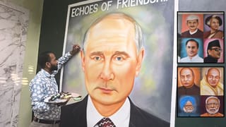 ਅੰਮ੍ਰਿਤਸਰ ਦੇ ਆਰਟਿਸਟ ਨੇ ਬਣਾਈ ਪੁਤਿਨ ਦੀ ਤਸਵੀਰ, 14 ਦਿਨ ‘ਚ ਬਣ ਕੇ ਹੋਈ ਤਿਆਰ, ਬੋਲੇ- ਮਾਸਕੋ ਭੇਜਾਂਗਾ ਤਸਵੀਰ