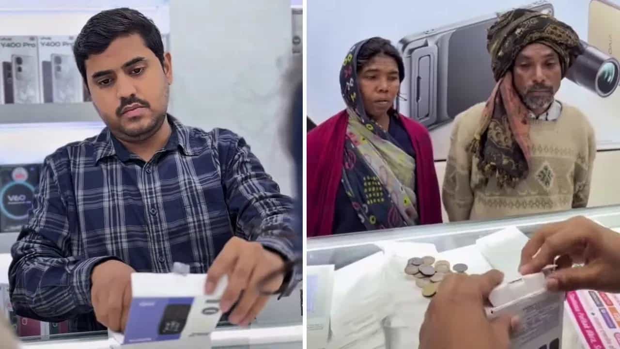 Viral Video: ਮੋਬਾਈਲ ਖਰੀਦਣ ਪਹੁੰਚਿਆ ਗਰੀਬ ਜੋੜਾ, ਪਰ ਨਹੀਂ ਸਨ ਪੈਸੇ, ਫੇਰ ਜੋ ਹੋਇਆ ਉਹ ਕਰ ਦੇਵੇਗਾ ਭਾਵੁਕ