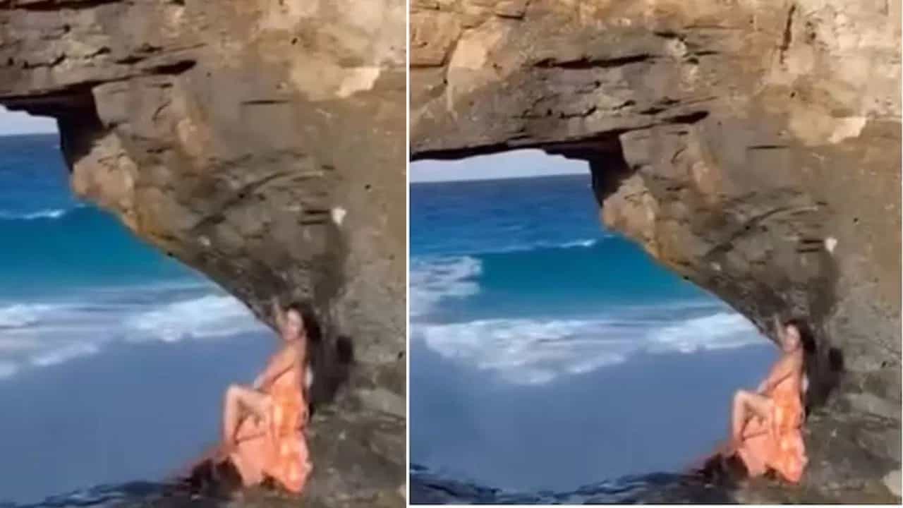 Shocking: ਇੱਕ ਫੋਟੋ ਲੈ ਡੁੱਬੀ! ਫੋਟੋਸ਼ੂਟ ਲਈ ਲਹਿਰਾਂ ਵਿੱਚ ਵਹਿ ਗਈ ਕੁੜੀ; ਹਾਦਸੇ ਦਾ ਭਿਆਨਕ ਵੀਡੀਓ ਹੋਇਆ ਵਾਇਰਲ Shocking: ਇੱਕ ਫੋਟੋ ਲੈ ਡੁੱਬੀ! ਫੋਟੋਸ਼ੂਟ ਲਈ ਲਹਿਰਾਂ ਵਿੱਚ ਵਹਿ ਗਈ ਕੁੜੀ; ਹਾਦਸੇ ਦਾ ਭਿਆਨਕ ਵੀਡੀਓ ਹੋਇਆ ਵਾਇਰਲ