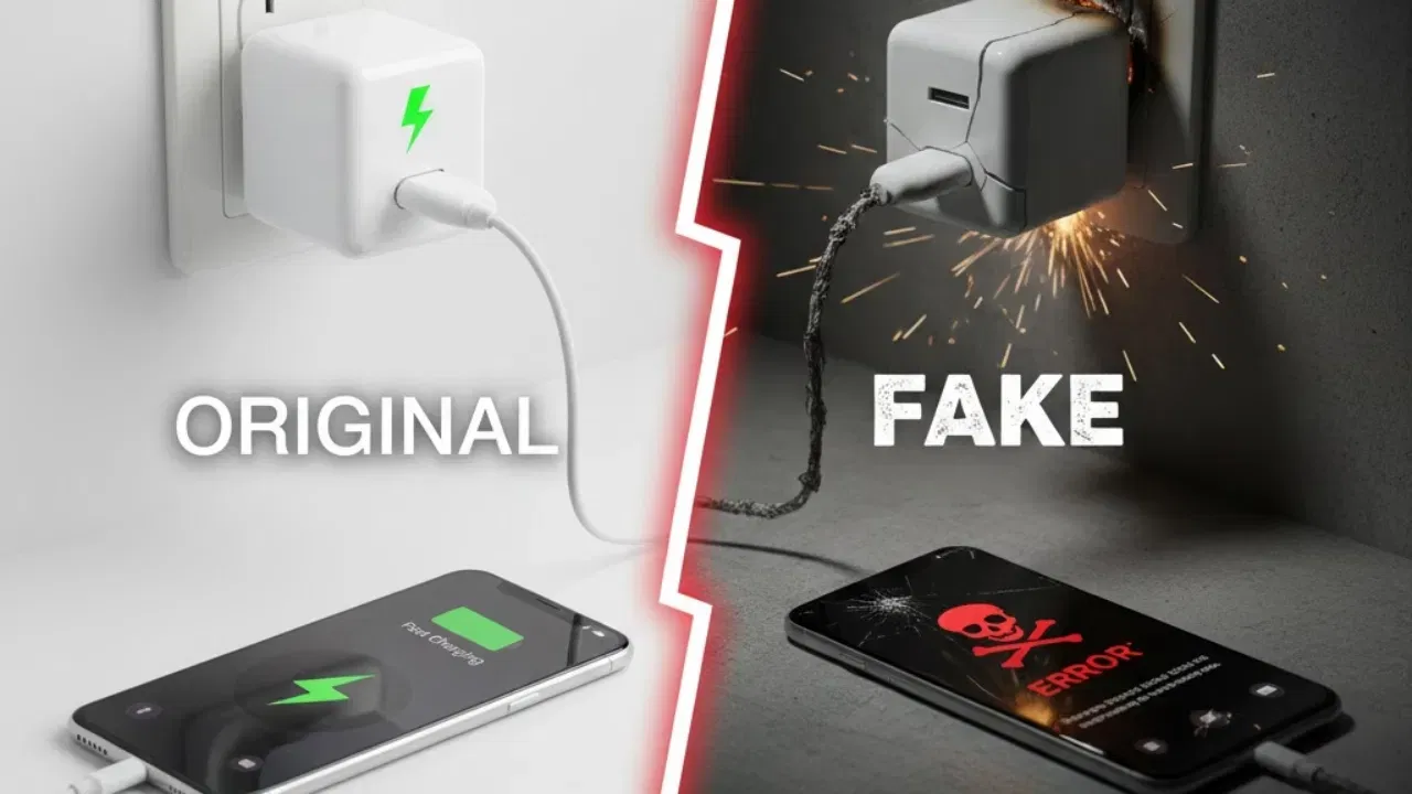 ਤੁਹਾਡੇ ਫੋਨ ਦਾ ਚਾਰਜ਼ਰ ਅਸਲੀ ਹੈ ਜਾਂ ਨਕਲੀ, ਇਸ ਤਰ੍ਹਾਂ ਕਰੋ ਪਹਿਚਾਣ
