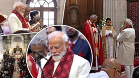 ਕ੍ਰਿਸਮਸ ਮੌਕੇ ਚਰਚ ਪਹੁੰਚ ਪ੍ਰਧਾਨ ਮੰਤਰੀ ਮੋਦੀ, ਪ੍ਰਾਰਥਨਾ ਸਭਾ 'ਚ ਹੋਏ ਸ਼ਾਮਲ