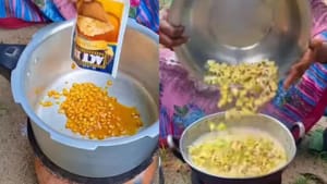 Video: ਔਰਤ ਨੇ ਬਣਾਈ Popcorn ਕਰੀ, ਵਾਇਰਲ ਵੀਡੀਓ ਦੇਖ ਕੇ ਭੜਕੇ ਲੋਕ Video: ਔਰਤ ਨੇ ਬਣਾਈ Popcorn ਕਰੀ, ਵਾਇਰਲ ਵੀਡੀਓ ਦੇਖ ਕੇ ਭੜਕੇ ਲੋਕ