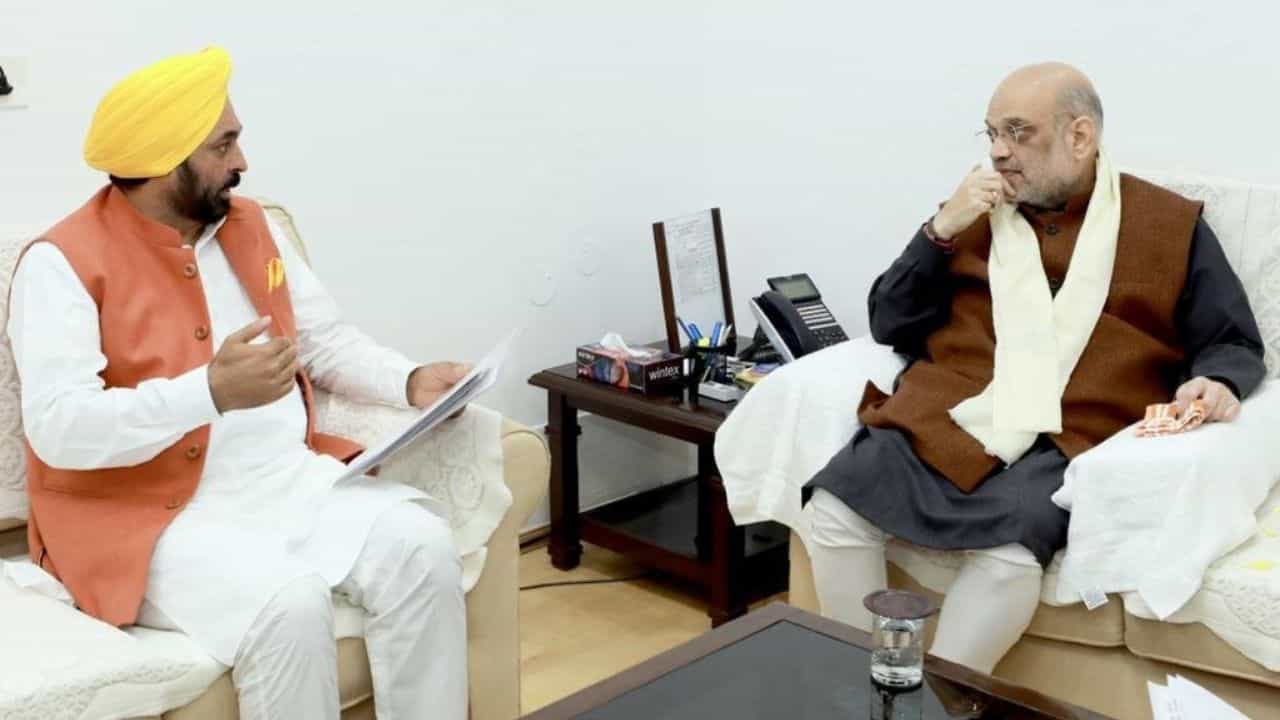 CM ਮਾਨ ਦੀ ਅੱਜ ਕੇਂਦਰੀ ਮੰਤਰੀ ਅਮਿਤ ਸ਼ਾਹ ਨਾਲ ਮੁਲਾਕਾਤ, ਪੰਜਾਬ ਦੇ ਕਈ ਮੁੱਦਿਆਂ ਤੇ ਹੋ ਸਕਦੀ ਹੈ ਚਰਚਾ