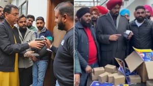 ਸੀਐਮ ਸਿਹਤ ਯੋਜਨਾ: AAP ਆਗੂਆਂ ਨੇ ਵੰਡੀਆਂ ਮਸ਼ੀਨਾਂ, ਬਣਨਗੇ ਮੁਫ਼ਤ ਹੈਲਥ ਕਾਰਡ