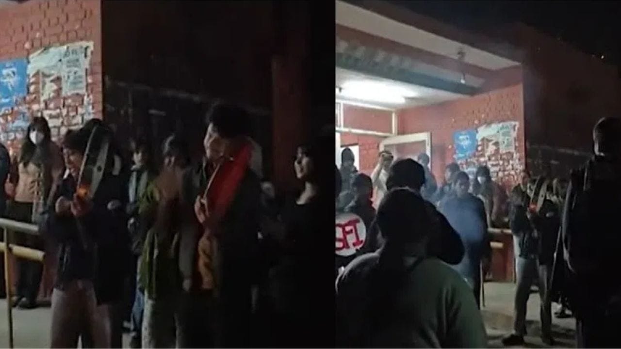 PM Modi ਅਤੇ ਅਮਿਤ ਸ਼ਾਹ ਦੇ ਖਿਲਾਫ JNU ਚ ਨਾਅਰੇਬਾਜ਼ੀ 'ਤੇ ਹੰਗਾਮਾ