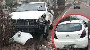 ਜਲੰਧਰ-ਅੰਮ੍ਰਿਤਸਰ ਹਾਈਵੇਅ 'ਤੇ ਟਰੱਕ ਤੇ ਕਾਰ ਵਿਚਕਾਰ ਟੱਕਰ, ਡਰਾਈਵਰ ਸੁਰੱਖਿਅਤ ਜਲੰਧਰ-ਅੰਮ੍ਰਿਤਸਰ ਹਾਈਵੇਅ 'ਤੇ ਟਰੱਕ ਤੇ ਕਾਰ ਵਿਚਕਾਰ ਟੱਕਰ, ਡਰਾਈਵਰ ਸੁਰੱਖਿਅਤ