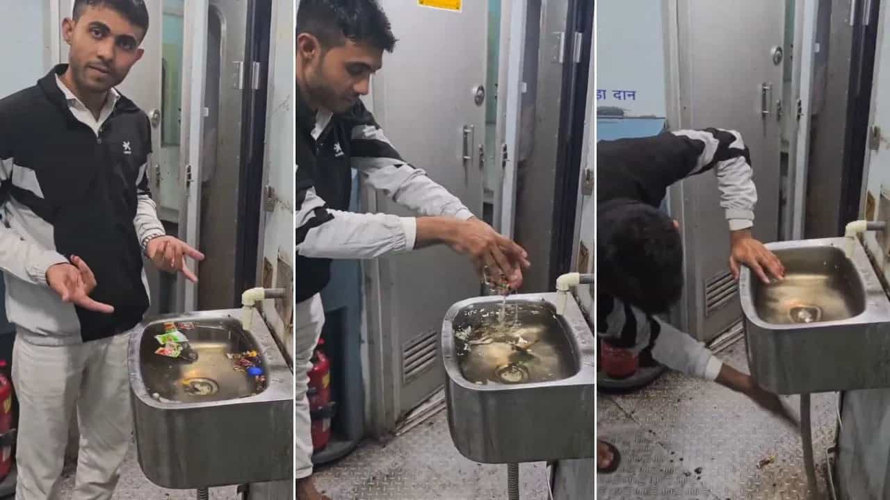 Viral Video: ਬੰਦੇ ਨੇ ਟ੍ਰੇਨ ਵਿੱਚ ਦਿਖਾਈ ਗਜਬ ਦੀ ਸਿਵਿਕ ਸੈਂਸ, ਤਾਰੀਫ ਕਰਦੇ ਨਹੀਂ ਥੱਕ ਰਹੇ ਲੋਕ Viral Video: ਬੰਦੇ ਨੇ ਟ੍ਰੇਨ ਵਿੱਚ ਦਿਖਾਈ ਗਜਬ ਦੀ ਸਿਵਿਕ ਸੈਂਸ, ਤਾਰੀਫ ਕਰਦੇ ਨਹੀਂ ਥੱਕ ਰਹੇ ਲੋਕ