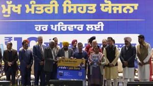 ਮੁੱਖ ਮੰਤਰੀ ਸਿਹਤ ਬੀਮਾ ਯੋਜਨਾ ਲਾਂਚ, ਹਰ ਪਰਿਵਾਰ ਨੂੰ 10 ਲੱਖ ਦਾ ਮੁਫ਼ਤ ਇਲਾਜ਼