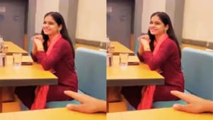 ਵੇਟਰ ਬੁਆਏਫ੍ਰੈਂਡ ਨੂੰ ਸਰਪ੍ਰਾਈਜ ਦੇਣ ਪਹੁੰਚੀ ਗਰਲਫਰੈਂਡ, Video ਹੋਇਆ ਵਾਇਰਲ