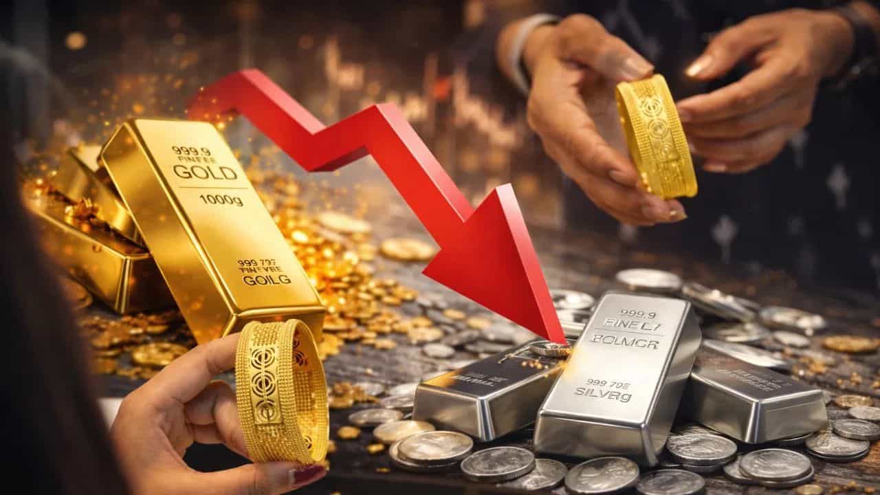 Gold-Silver Price Crash: ਸੋਨਾ ਫਿਸਲਿਆ ਤੇ ਚਾਂਦੀ ਦੀਆਂ ਕੀਮਤਾਂ ਚ 24,000 ਰੁਪਏ ਦੀ ਵੱਡੀ ਕਟੌਤੀ, ਦੇਖੋ ਤਾਜ਼ਾ ਰੇਟ ਲਿਸਟ
