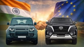 ਕੀ ਫਾਰਚੂਨਰ ਨਾਲੋਂ ਵੀ ਸਸਤੀ ਹੋ ਜਾਵੇਗੀ ਲੈਂਡ ਰੋਵਰ ਡਿਫੈਂਡਰ? ਜਾਣੋ ਨਵੀਂ ਇੰਪੋਰਟ ਡਿਊਟੀ ਅਤੇ ਕੀਮਤਾਂ ਦਾ ਪੂਰਾ ਗਣਿਤ...