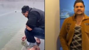 ਸ੍ਰੀ ਹਰਿਮੰਦਰ ਸਾਹਿਬ ਦੇ ਸਰੋਵਰ 'ਚ ਵੱਜੂ ਕਰਨ ਵਾਲੇ ਮੁਸਲਿਮ ਸ਼ਖਸ ਨੇ ਮੰਗੀ ਮੁਆਫੀ