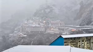 ਵੈਸ਼ਨੋ ਦੇਵੀ ਦੀ ਯਾਤਰਾ ਰੁਕੀ, ਭਾਰੀ ਮੀਂਹ ਅਤੇ ਬਰਫਬਾਰੀ ਕਰਕੇ ਲਿਆ ਗਿਆ ਫੈਸਲਾ